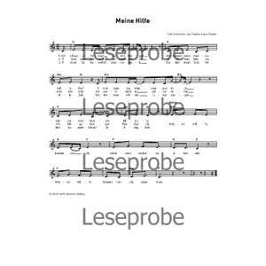 Produktbild des Artikels Meine Hilfe (Noten - Download)