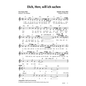 Produktbild des Artikels Dich, Herr, will ich suchen (Noten - Download)