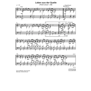 Produktbild des Artikels Leben aus der Quelle (Noten - Download)