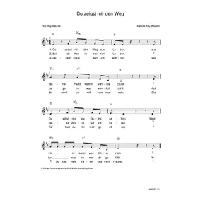 Produktbild des Artikels Du zeigst mir den Weg (Noten - Download)