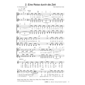 Produktbild des Artikels Eine Reise durch die Zeit (Noten - Download)