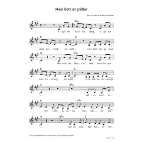 Produktbild des Artikels Mein Gott ist größer (Noten - Download)