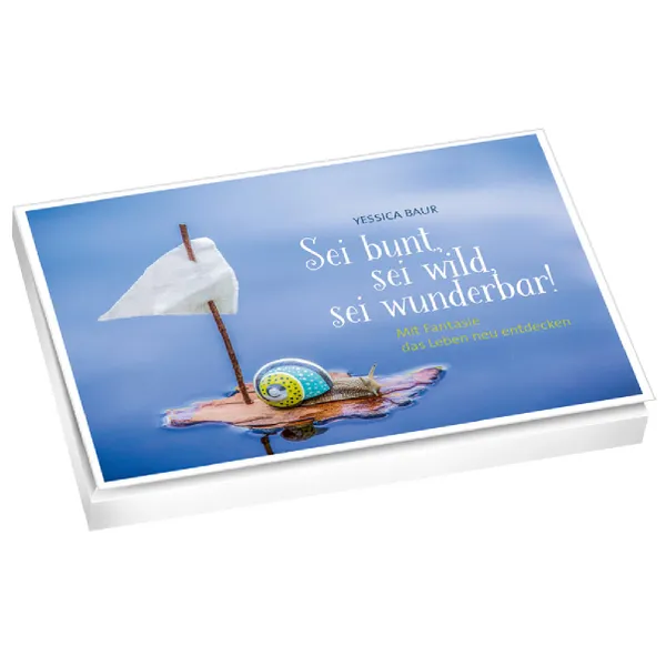 Produktbild des Artikels Postkartenbuch "Sei bunt, sei wild, sei wunderbar!" (Schreibwaren)