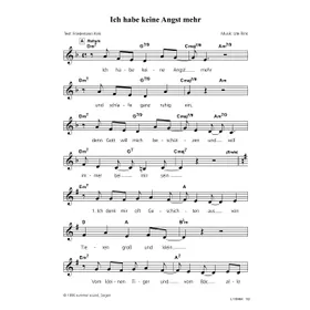 Produktbild des Artikels Ich habe keine Angst mehr (Noten - Download)