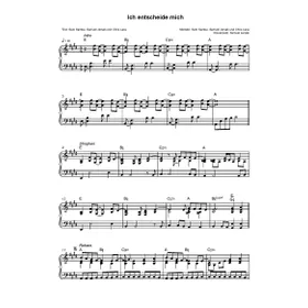 Produktbild des Artikels Ich entscheide mich (Noten - Download)