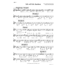 Produktbild des Artikels Ich will dir danken (Alt 1) (Noten - Download)