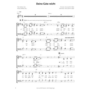 Produktbild des Artikels Deine Güte reicht (Noten - Download)