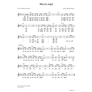 Produktbild des Artikels Was du sagst (Noten - Download)