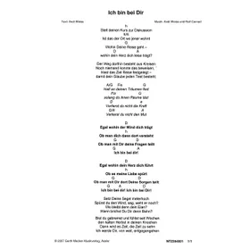 Produktbild des Artikels Ich bin bei dir (Noten - Download)