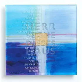 Produktbild des Artikels Lichtbilder Kreuz: Irischer Segen - Blau ()