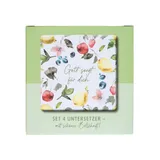 Stimmungsbild zu Untersetzer-Set "Gott sorgt für dich"