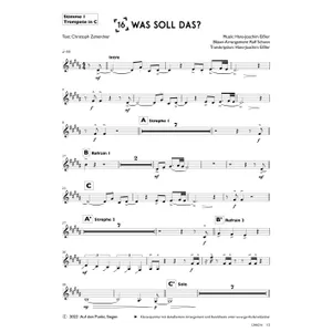 Produktbild des Artikels Was soll das? (1. Trompete in C) (Noten - Download)