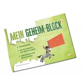 Produktbild des Artikels Mein Geheimblock No. 2 Martin Luther (Buch - Geheftet)