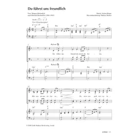 Produktbild des Artikels Du führst uns freundlich (Noten - Download)