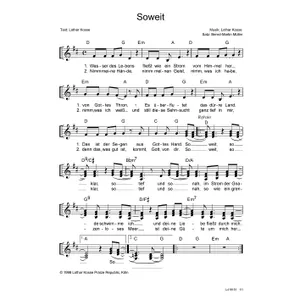 Produktbild des Artikels So weit (Noten - Download)