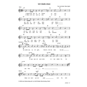 Produktbild des Artikels Ich bleib dran (Noten - Download)