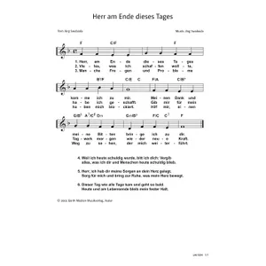 Produktbild des Artikels Herr, am Ende dieses Tages (Noten - Download)