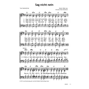 Produktbild des Artikels Sag nicht nein (Noten - Download)
