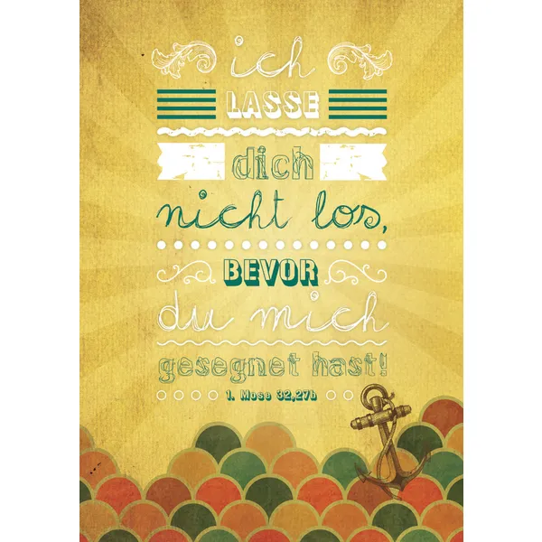 Produktbild des Artikels Leinwand WortProjekt "Ich lasse dich nicht los" ()