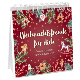 Produktbild des Artikels Weihnachtsfreude für dich - Aufstellbuch (Buch - Spiralbindung)