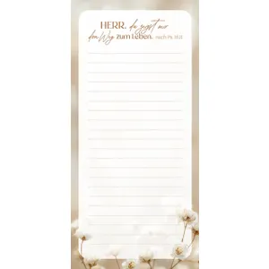 Produktbild des Artikels Notizblock "Schleierkraut" (Schreibwaren)