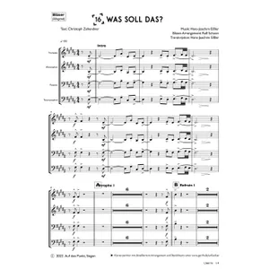 Produktbild des Artikels Was soll das? (Bläser) (Noten - Download)