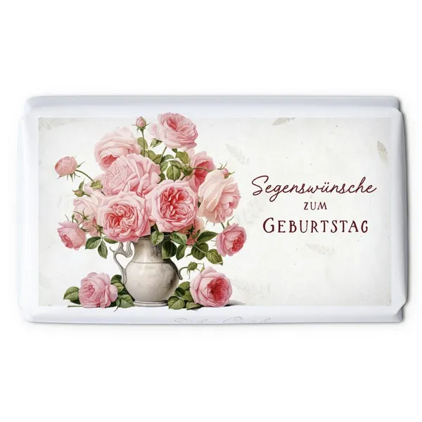 Produktbild des Artikels Schokoladengrüße "Segenswünsche zum Geburtstag" (40g) (Lebensmittel)