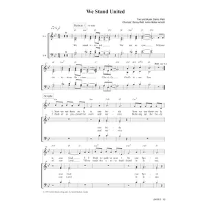 Produktbild des Artikels We Stand United (Noten - Download)