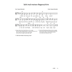 Produktbild des Artikels Seht mal meinen Regenschirm (Noten - Download)