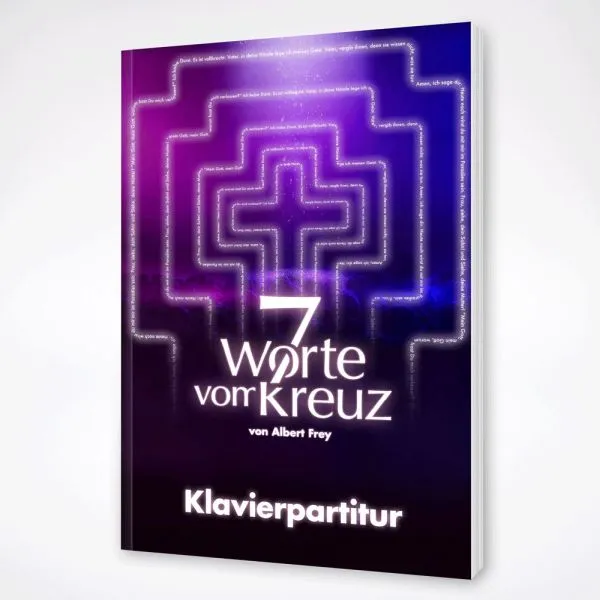 Produktbild des Artikels 7 Worte vom Kreuz - Klavierpartitur (Liederbuch - Spiralbindung)
