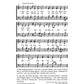 Produktbild des Artikels Nun danket alle Gott (Noten - Download)