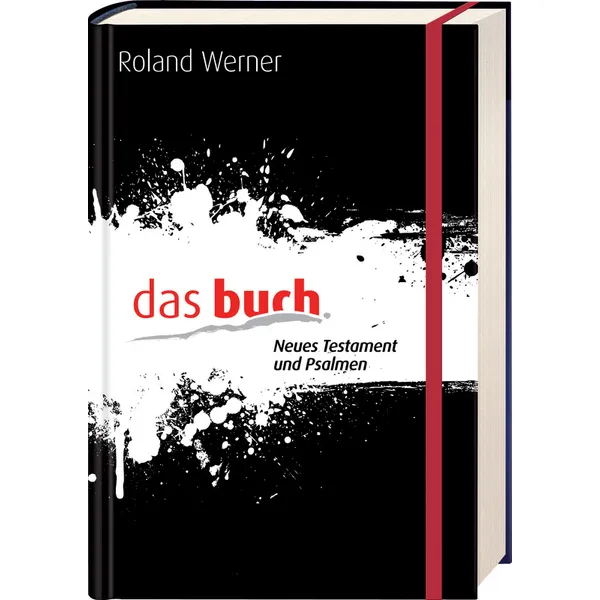 Produktbild des Artikels das Buch, Neues Testament und Psalmen, Taschenausgabe, Motiv Klecks (Bibel - Hardcover)