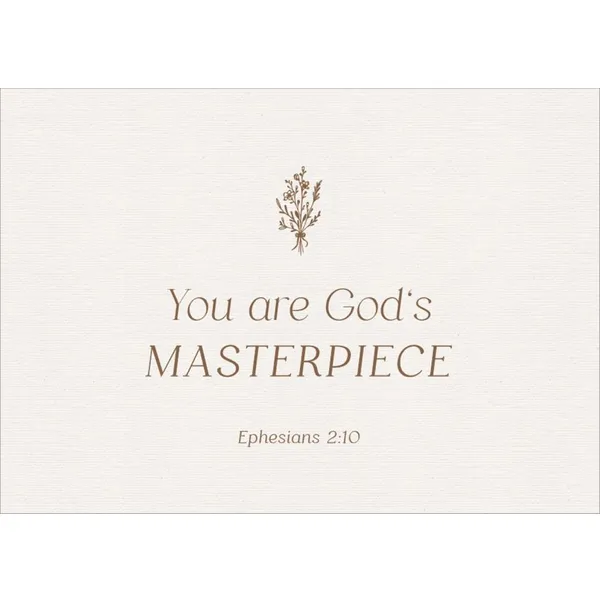 Produktbild des Artikels Postkarten "You are God's Masterpiece" 12 Stk. (Schreibwaren)