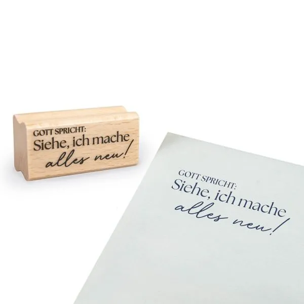 Produktbild des Artikels Jahreslosung 2026 - Holzstempel ()