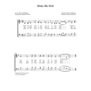 Produktbild des Artikels Make Me Still (Noten - Download)