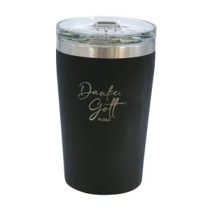 Produktbild des Artikels Thermobecher "Danke, Gott" - schwarz ()