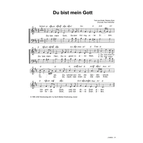 Produktbild des Artikels Du bist mein Gott (Noten - Download)