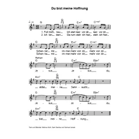 Produktbild des Artikels Du bist meine Hoffnung (Noten - Download)