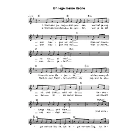 Produktbild des Artikels Ich lege meine Krone (Noten - Download)