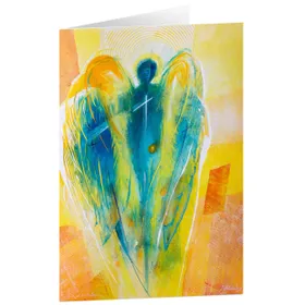 Produktbild des Artikels Kunstkarten "Engel des Neubeginns" 5 Stk. (Schreibwaren)