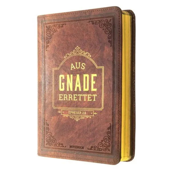 Produktbild des Artikels Aus Gnade errettet (Schreibwaren - Kunstleder)