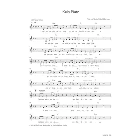 Produktbild des Artikels Kein Platz (Noten - Download)