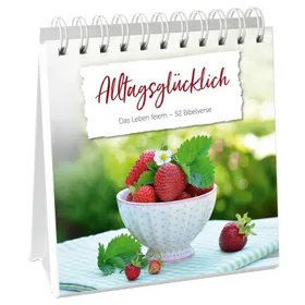 Produktbild des Artikels Alltagsglücklich - Aufstellbuch (Buch - Spiralbindung)