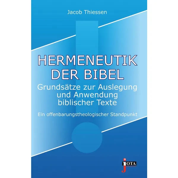 Produktbild des Artikels Hermeneutik der Bibel (Buch - Paperback)