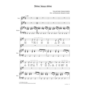 Produktbild des Artikels Shine Jesus Shine (Noten - Download)