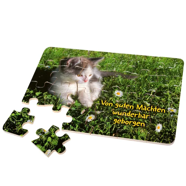 Produktbild des Artikels Holz-Puzzle "Katzenbaby" ()