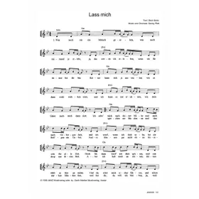 Produktbild des Artikels Lass mich (Noten - Download)
