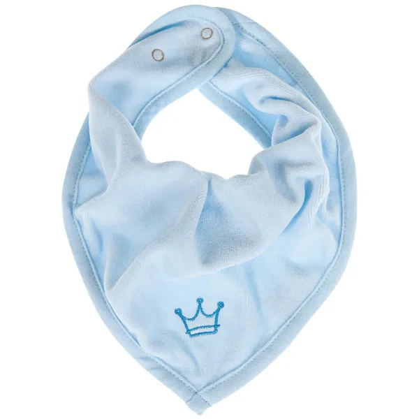 Produktbild des Artikels Baby Bandana "Krönchen" - hellblau ()