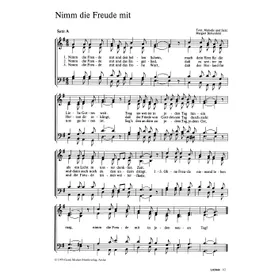 Produktbild des Artikels Nimm die Freude mit (Noten - Download)