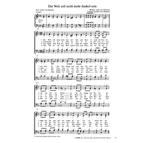 Produktbild des Artikels Die Welt soll nicht mehr dunkel sein (Noten - Download)